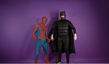 Людина павук та бетмен